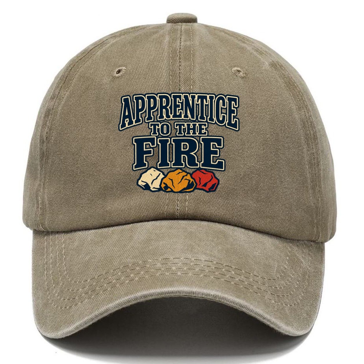 Apprentice To The Fire Blacksmithing Classic Cap – Warm Sand