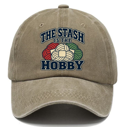The Stash Is The Hobby Yarn Crafts Classic Cap – Warm Sand