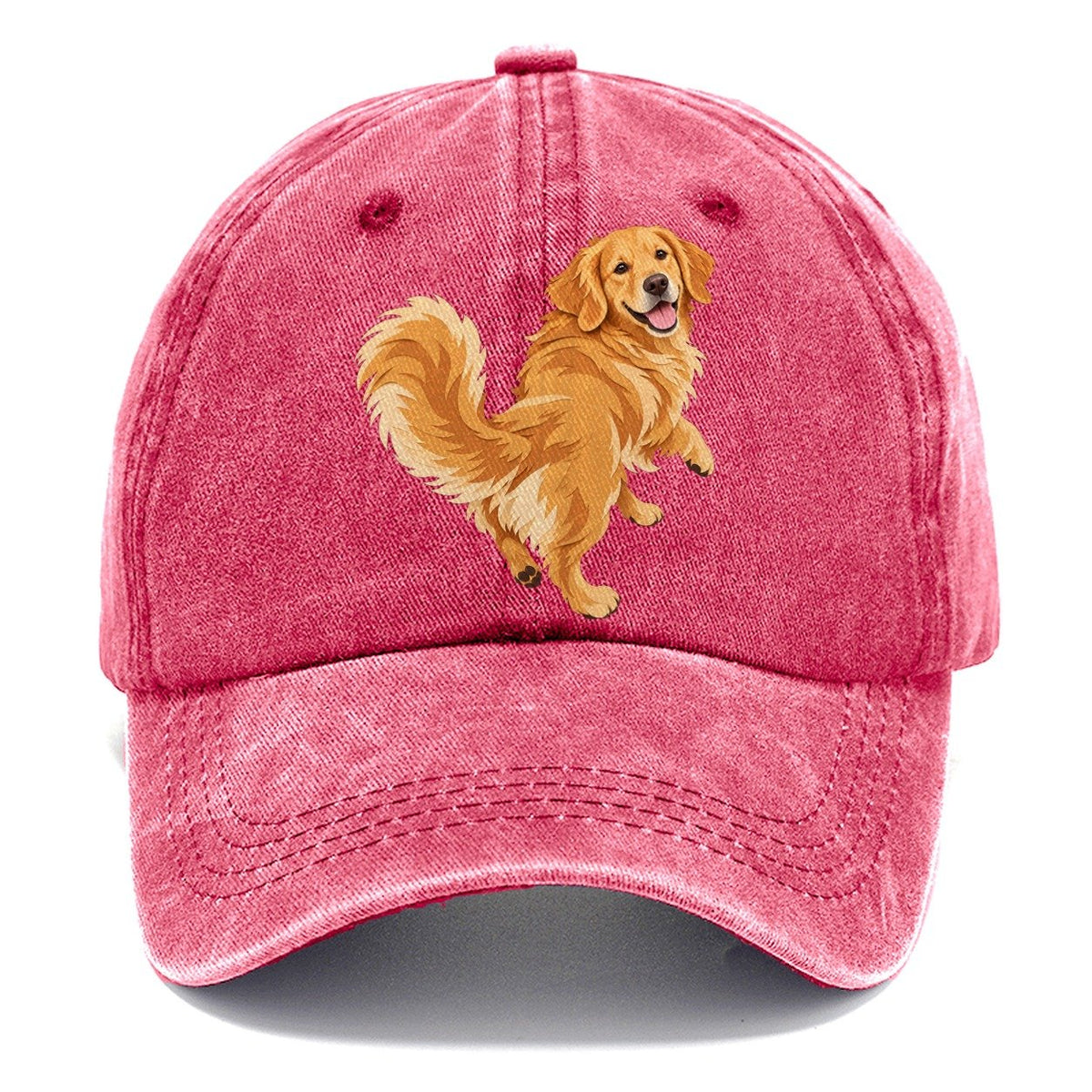 Golden Retriever Classic Cap – Pomegranate Blush