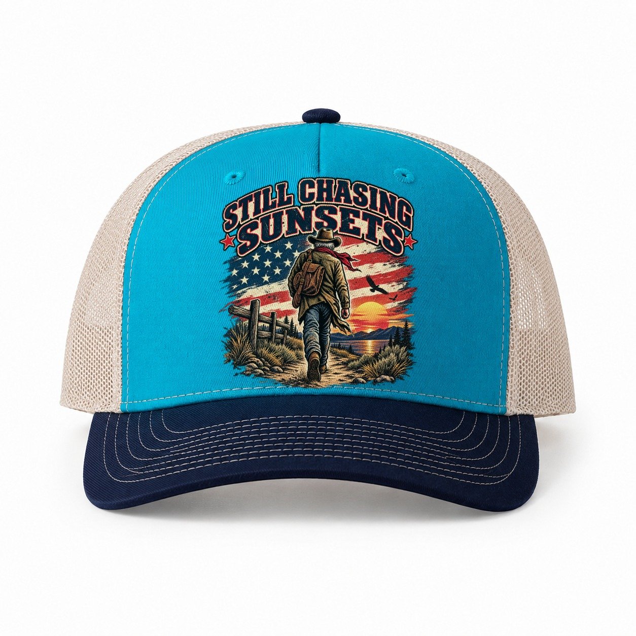 Teal-Navy — front view