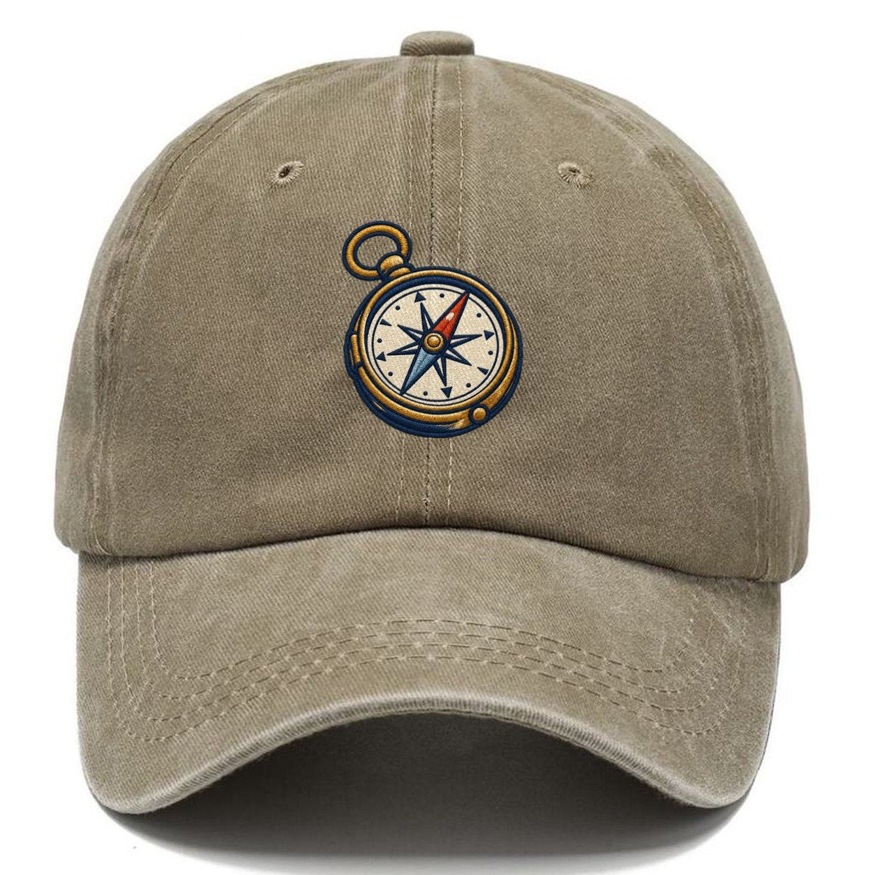 Outdoor Compass Tiny Solo Marks Classic Cap – Warm Sand