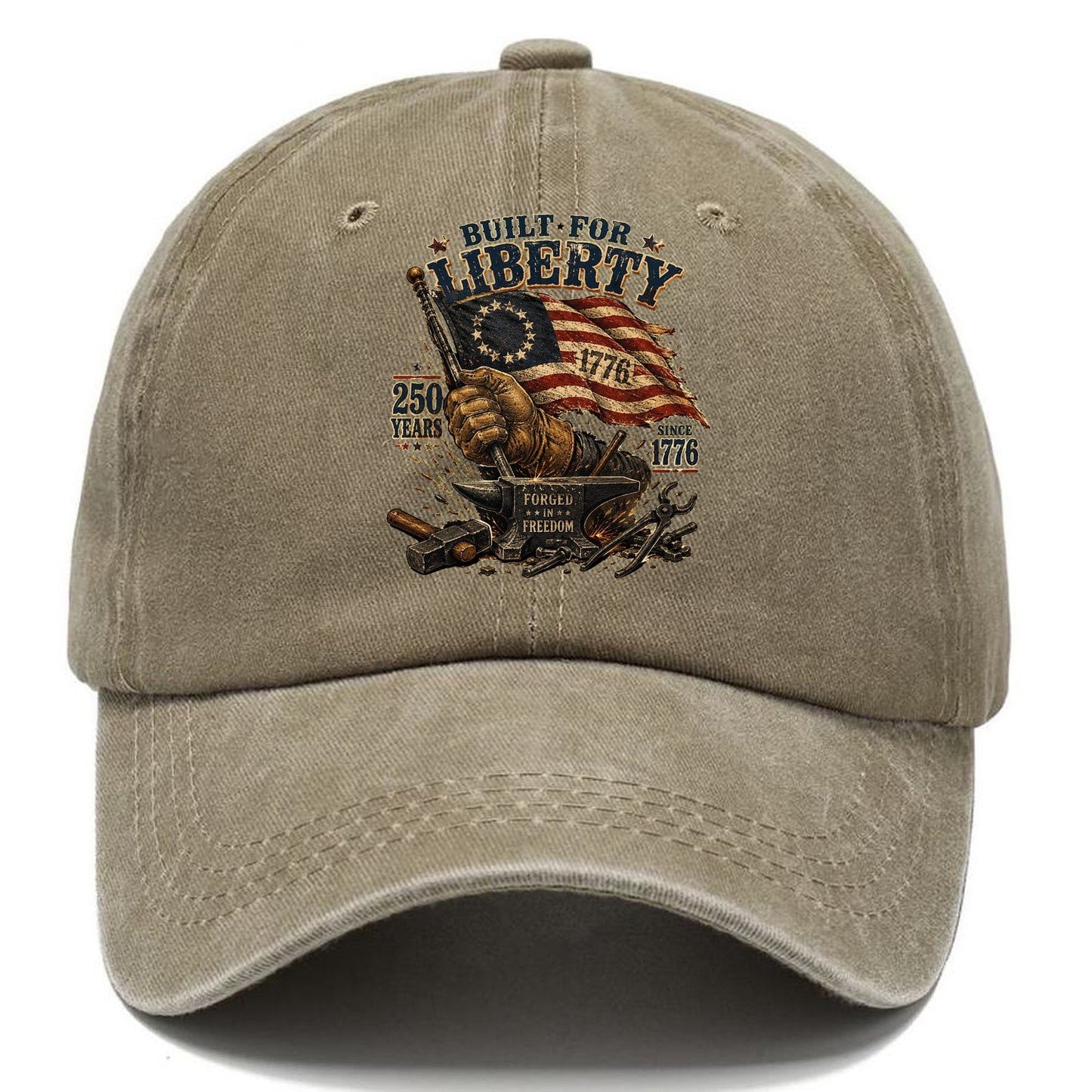 Built For Liberty Classic Cap – Warm Sand