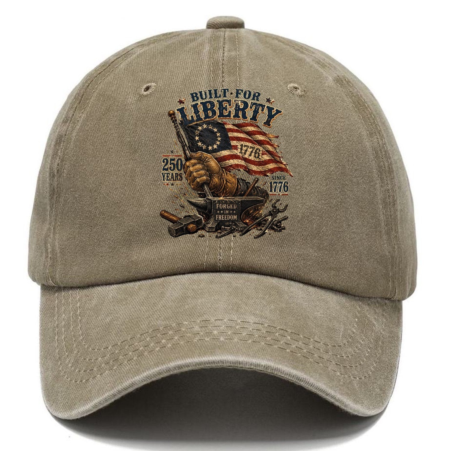 Built For Liberty Classic Cap – Warm Sand