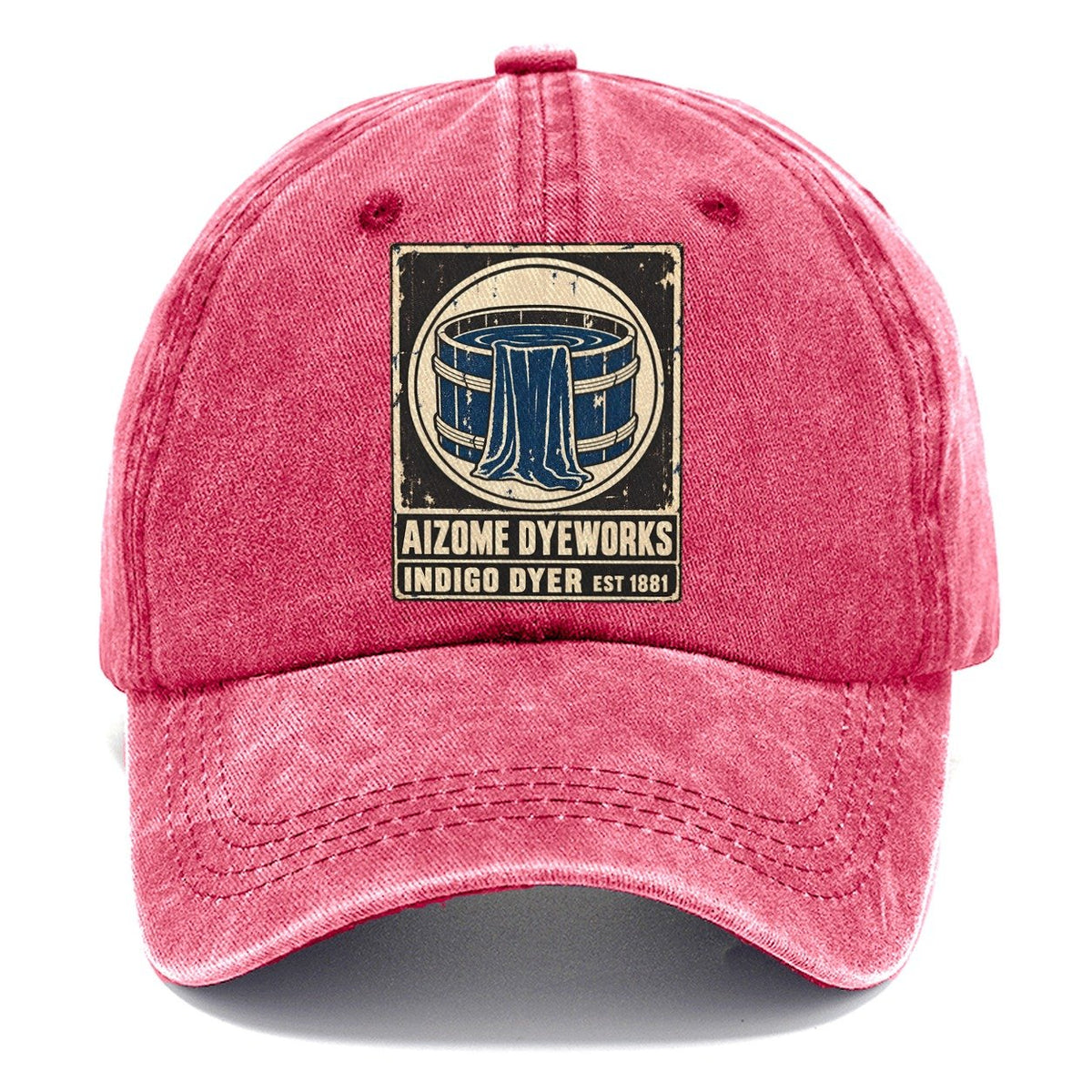 Aizome Dye House Noren Trade Co Classic Cap – Pomegranate Blush