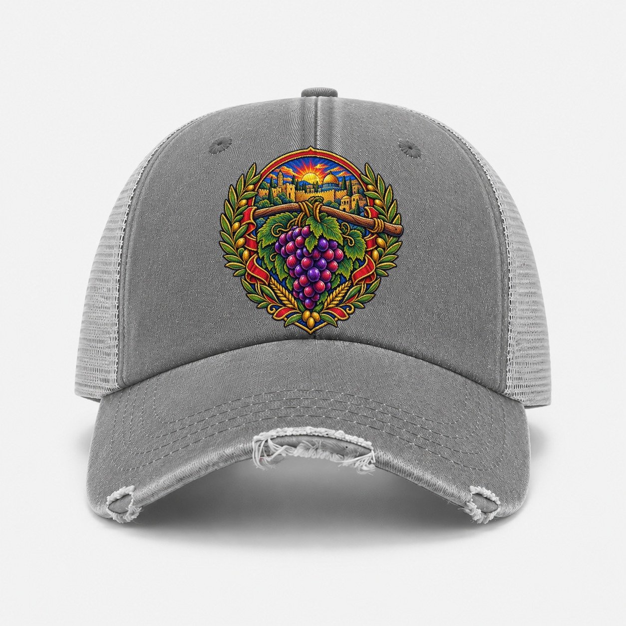 Grey — front view