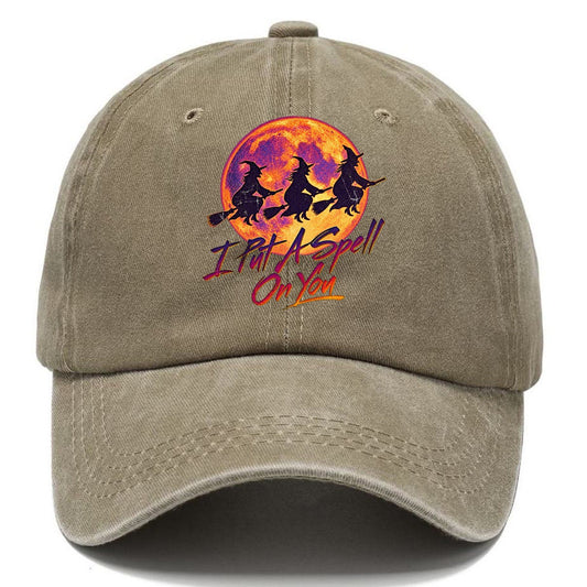 I Put A Spell On You Classic Cap – Warm Sand