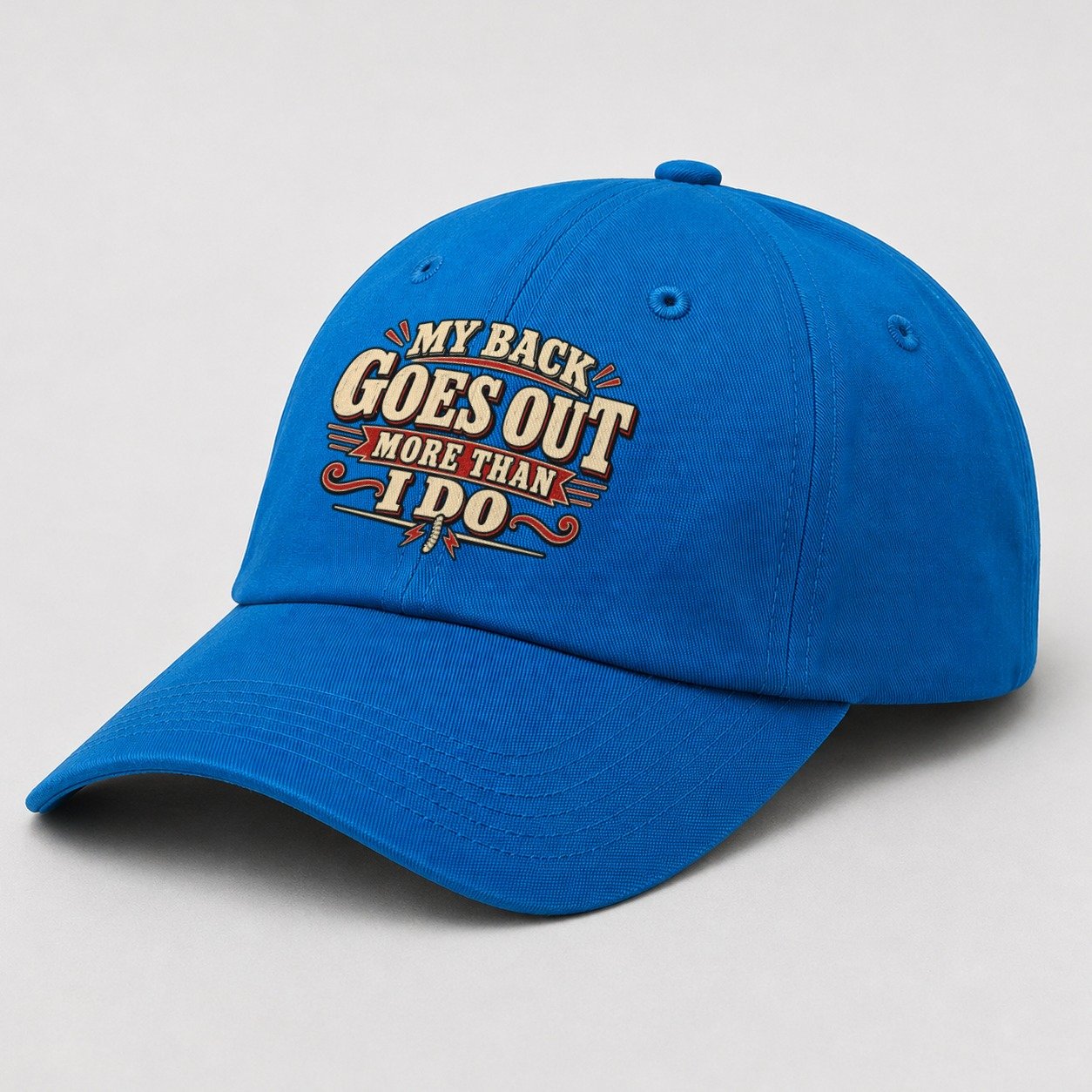 Blue — angle view