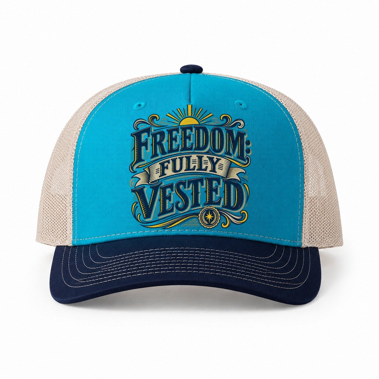 Teal-Navy — front view