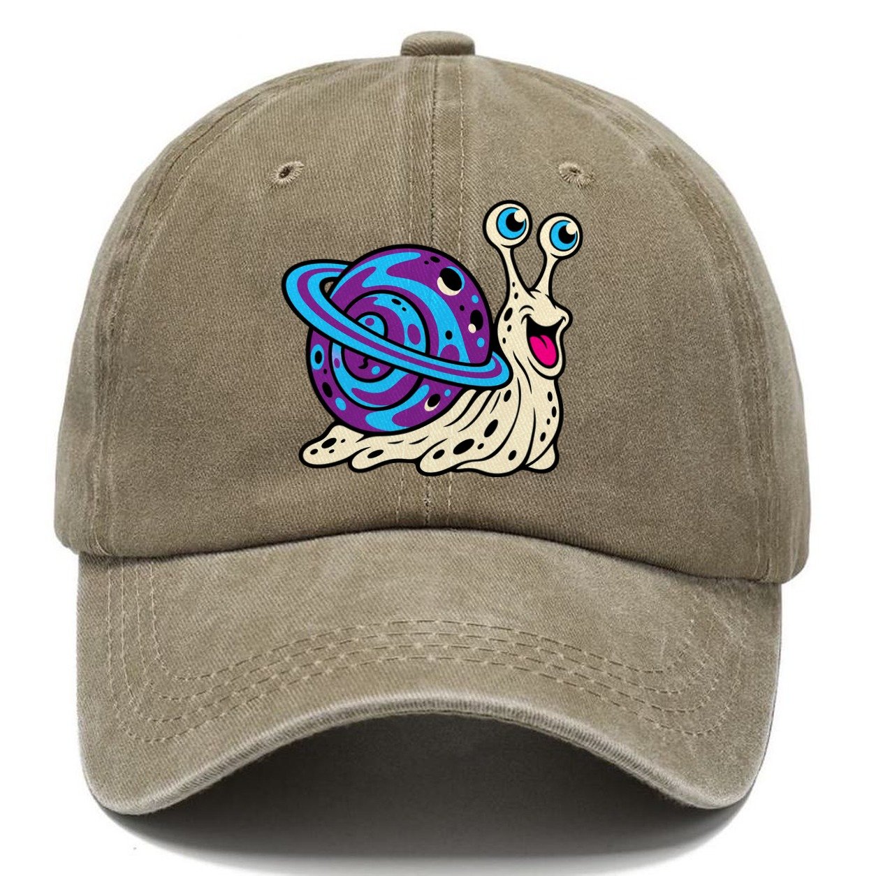 Snail Shell Planet Crazy Styles Classic Cap – Warm Sand