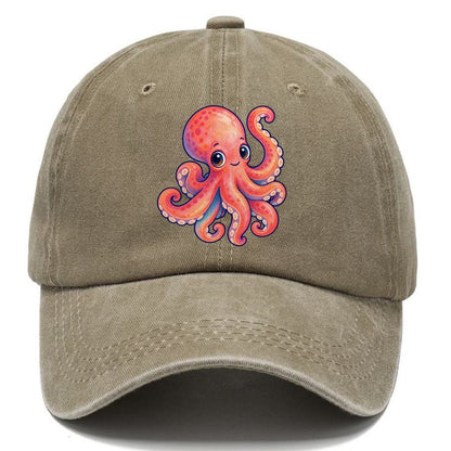 Octopus Tucked Curl Sea Sprite Classic Cap – Warm Sand