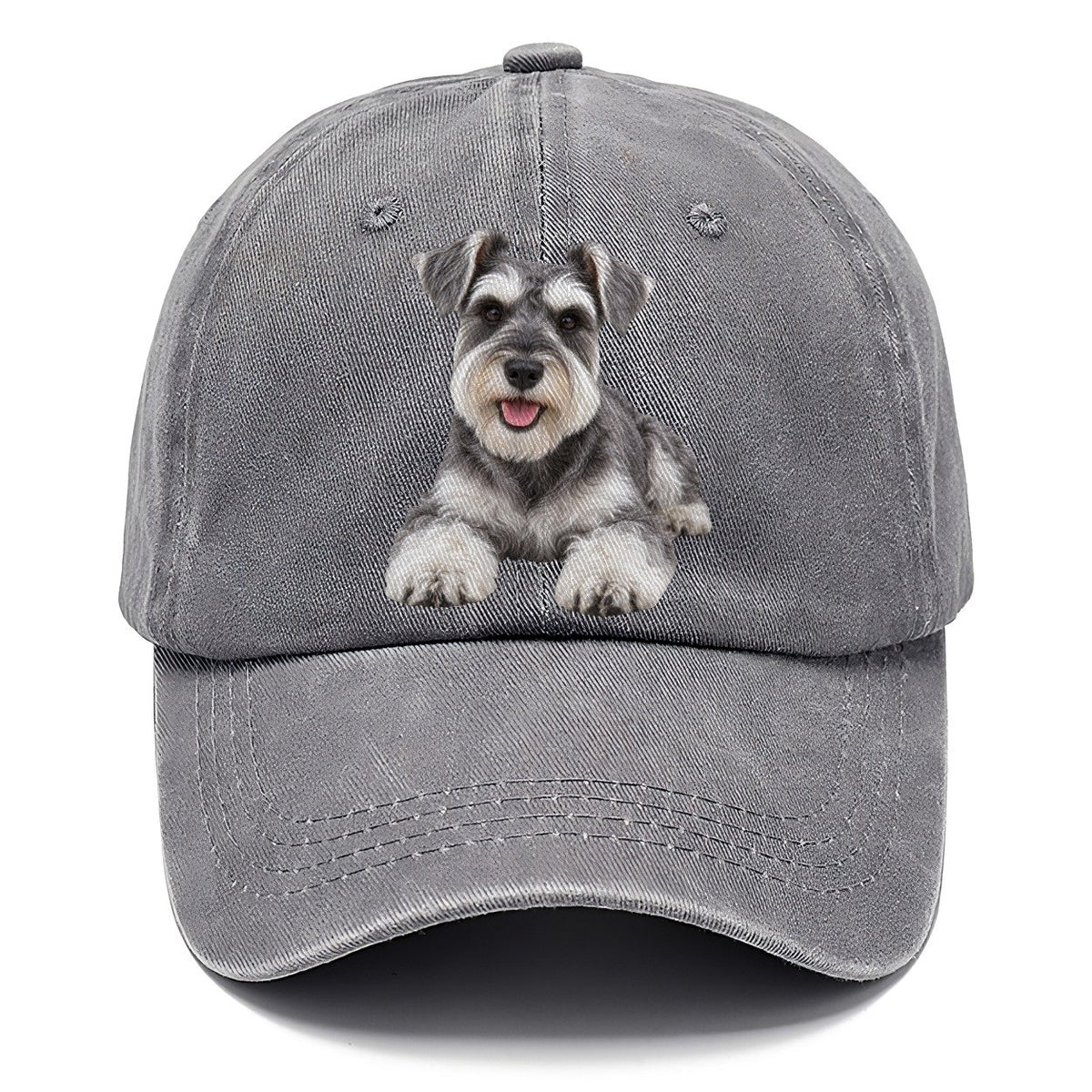 Miniature Schnauzer Lying Down Top Breeds Classic Cap – Urban Haze