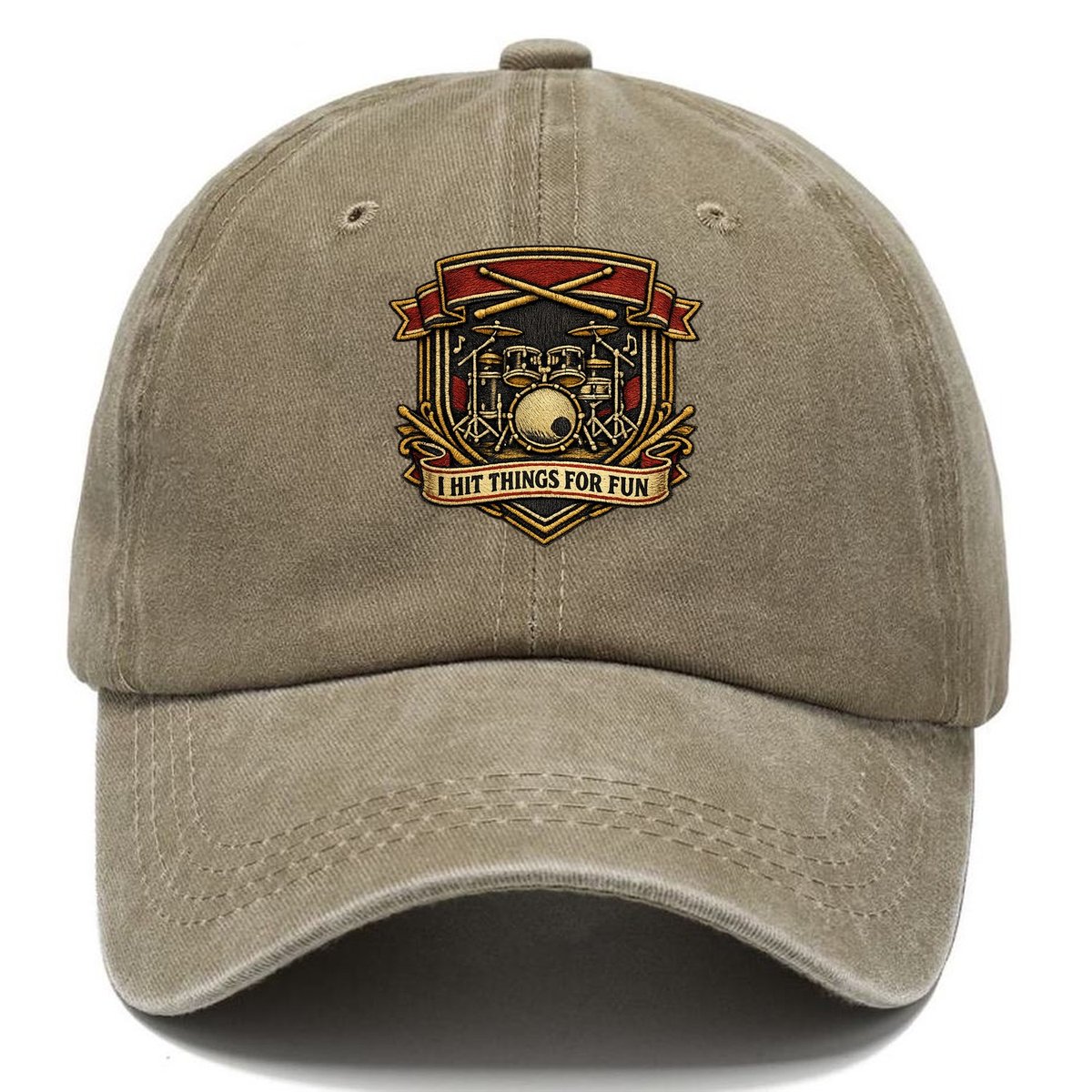 Drummer Humor Classic Cap – Warm Sand