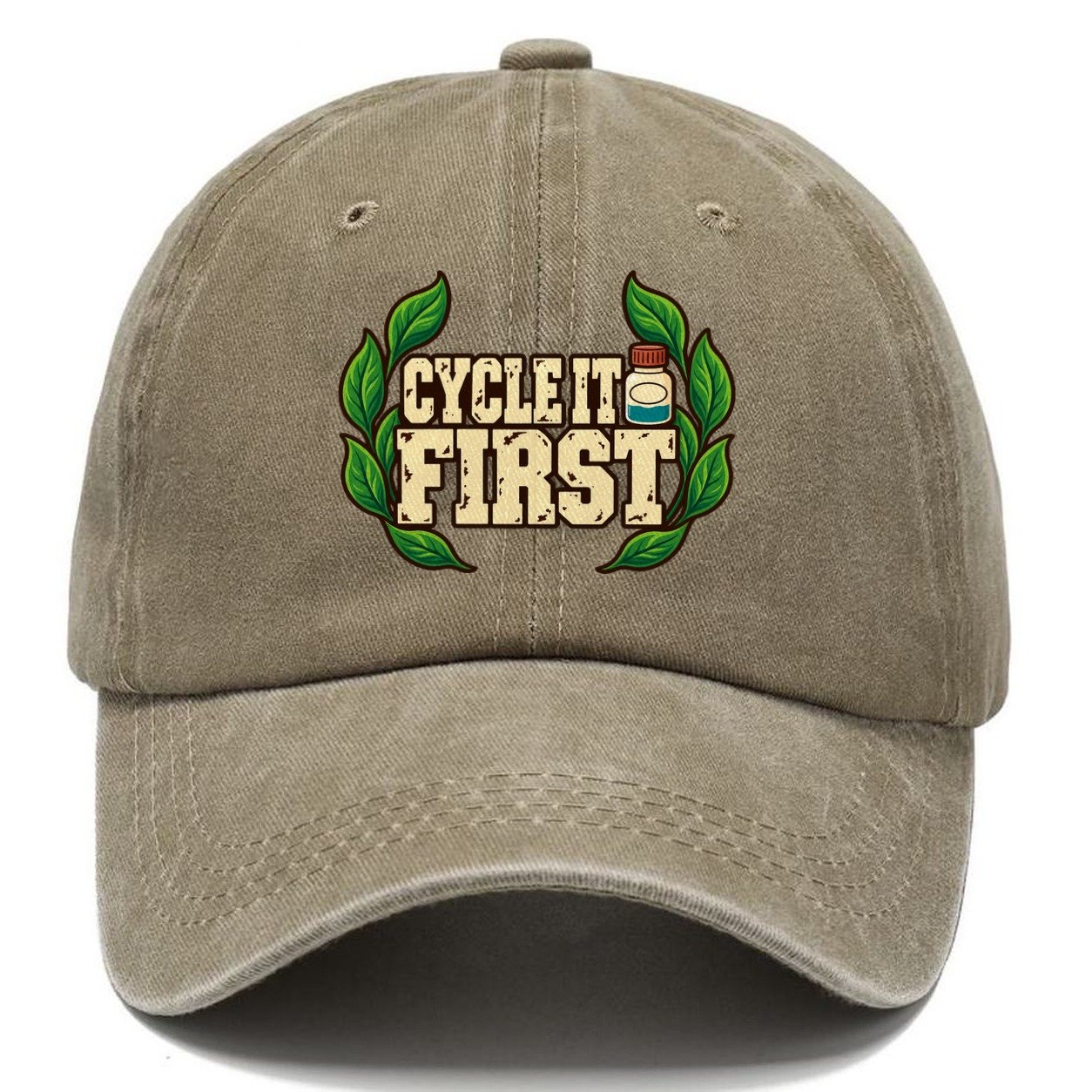 Cycle It First Aquarium Keeping Classic Cap – Warm Sand