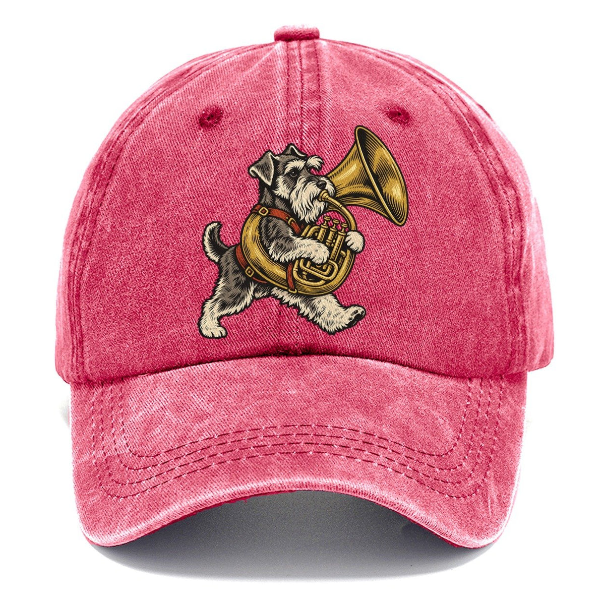 Schnauzer Tuba Carrier Sundown Familiars Classic Cap – Pomegranate Blush