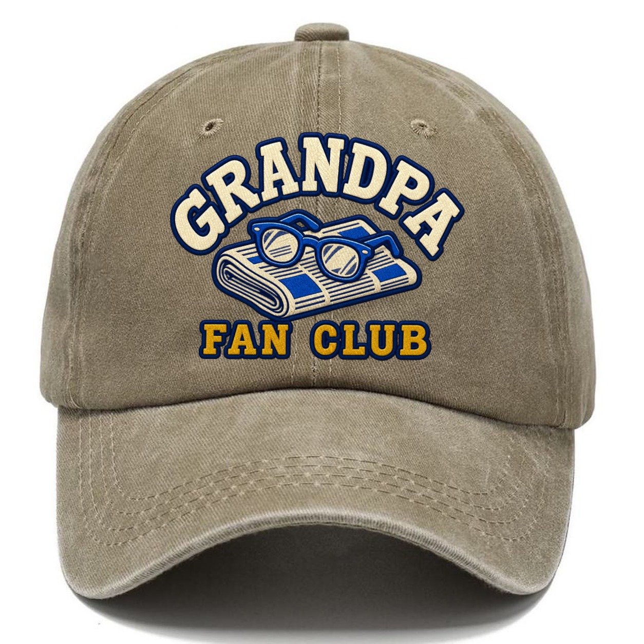 Grandpa Fan Club Classic Cap – Warm Sand