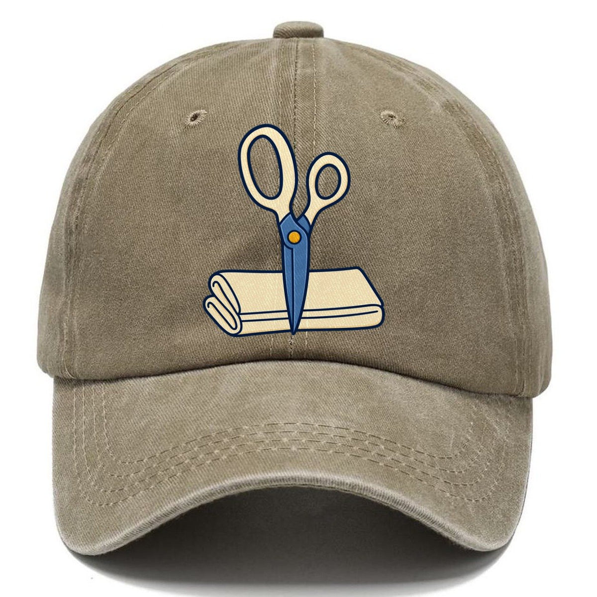 Fabric Shears Study Sewing And Quilting Classic Cap – Warm Sand