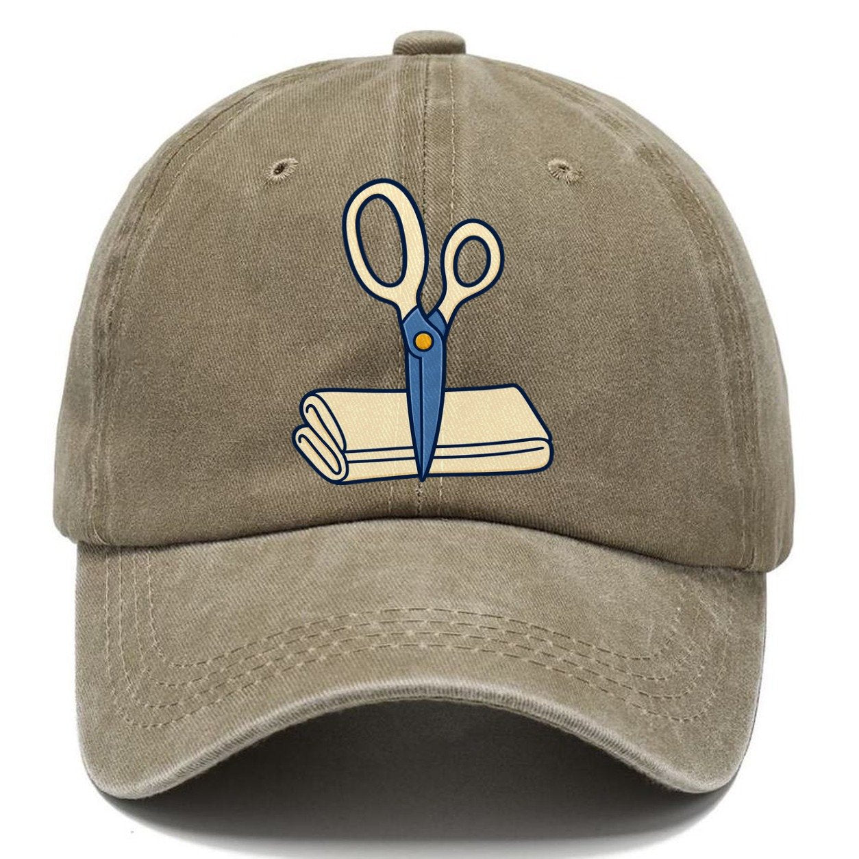 Fabric Shears Study Sewing And Quilting Classic Cap – Warm Sand