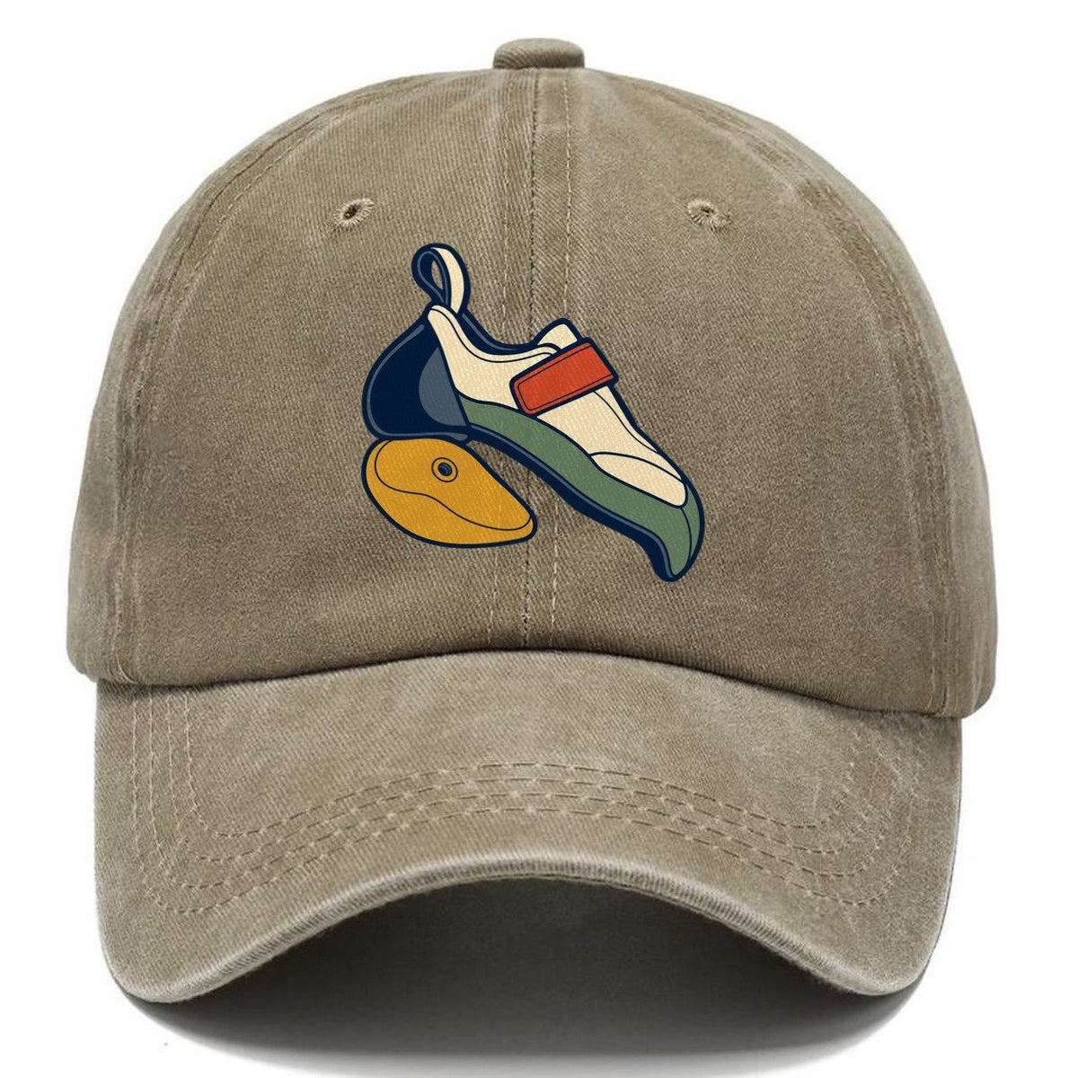 Heel Hook Study Rock Climbing Classic Cap – Warm Sand