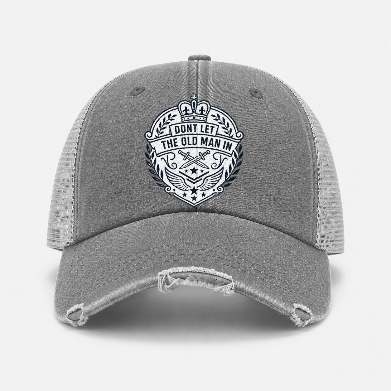 Grey — front view