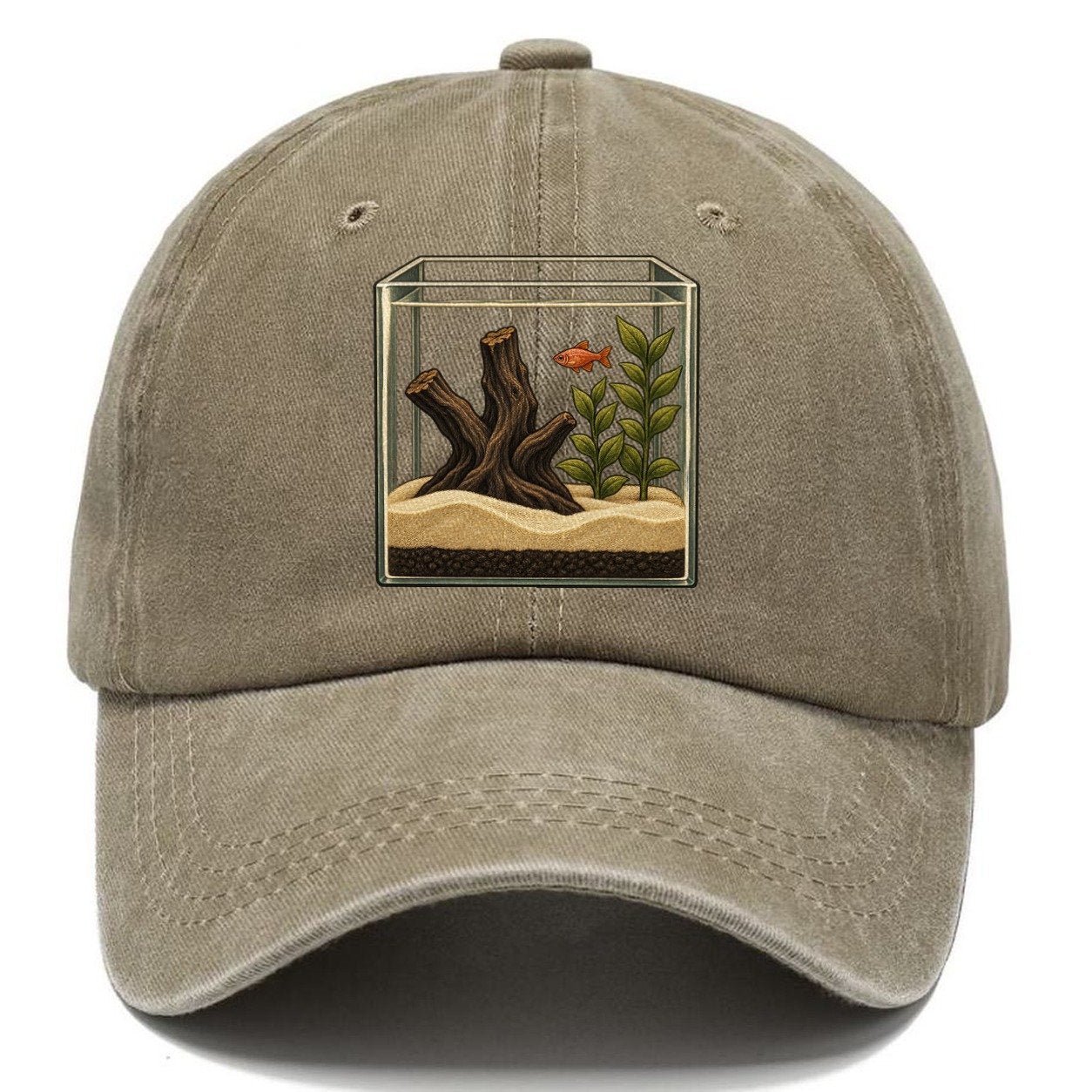Planted Cube Tank Aquarium Keeping Classic Cap – Warm Sand