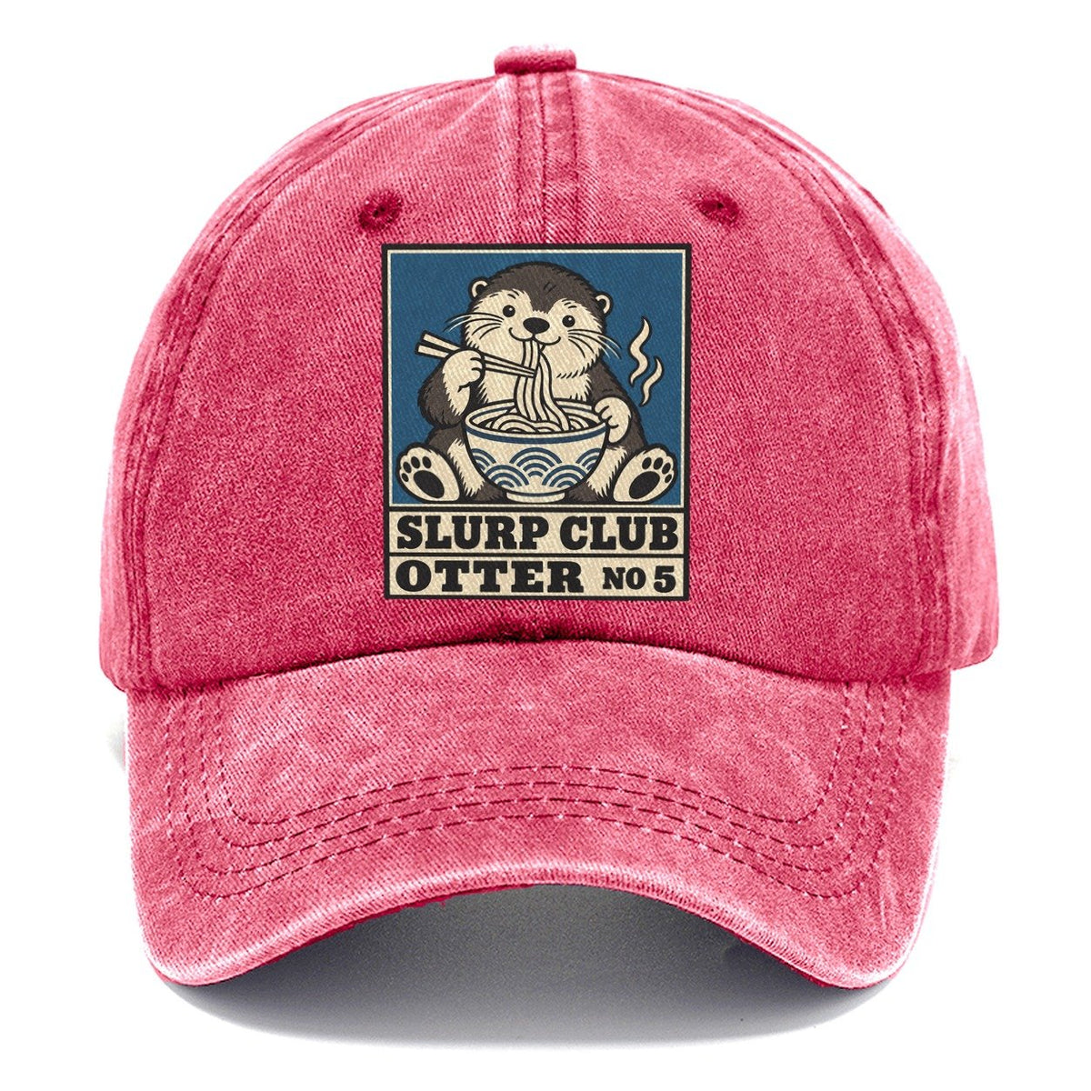 Otter Udon Slurp Club Classic Cap – Pomegranate Blush