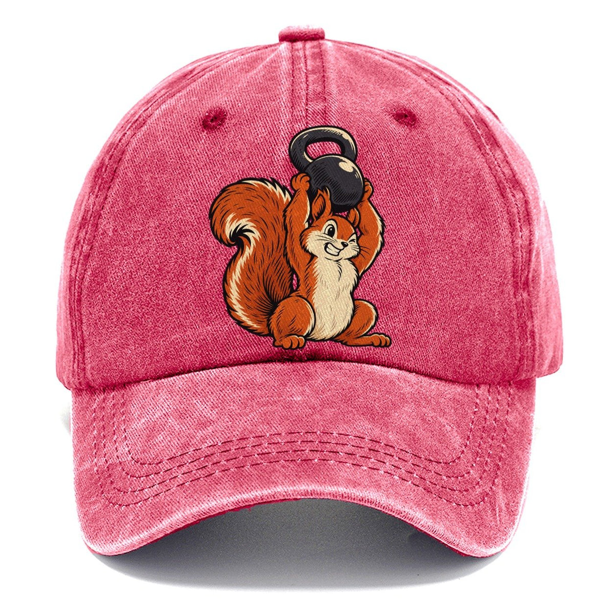 Squirrel Nut Press Animal Lifters Classic Cap – Pomegranate Blush