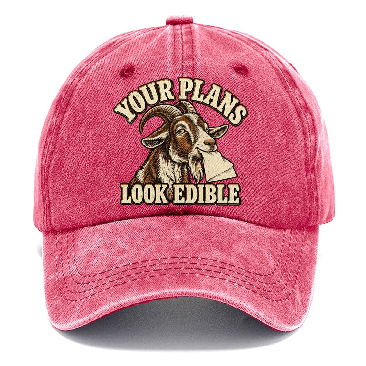 Goat Edible Plans Character Club Classic Cap – Pomegranate Blush