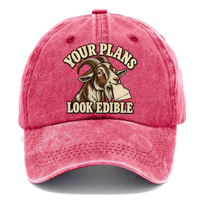 Goat Edible Plans Character Club Classic Cap – Pomegranate Blush