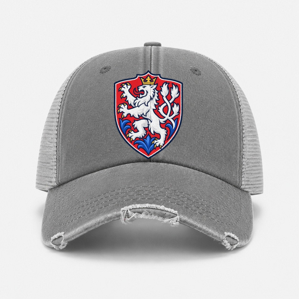 Grey — front view