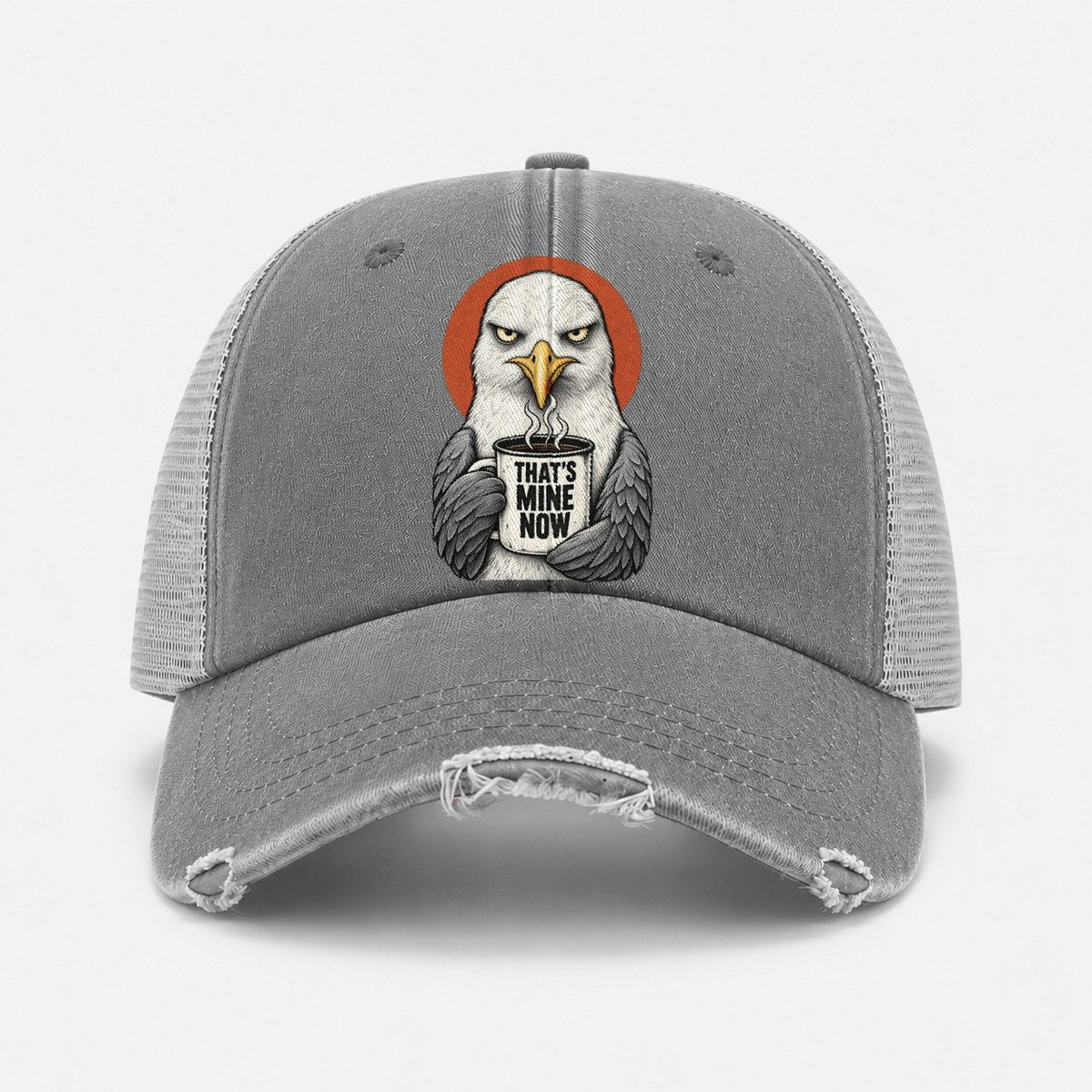 Grey — front view