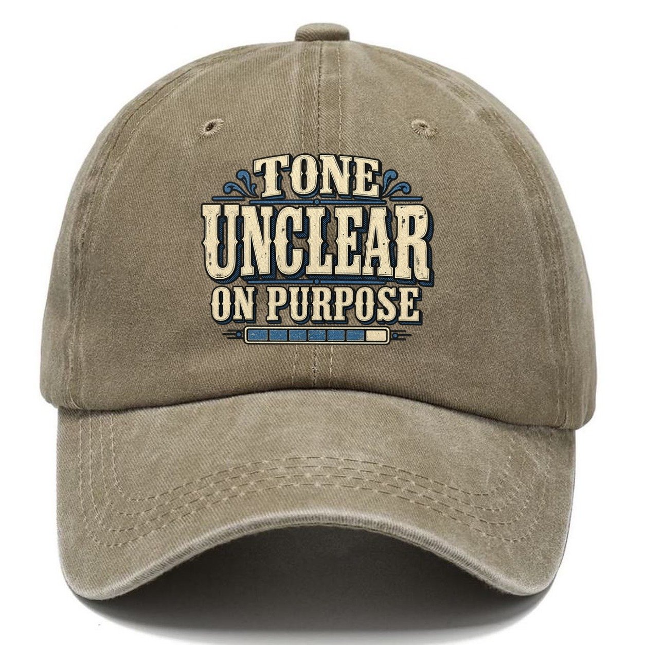 Tone Unclear On Purpose American Wit Classic Cap – Warm Sand