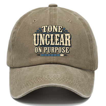Tone Unclear On Purpose American Wit Classic Cap – Warm Sand