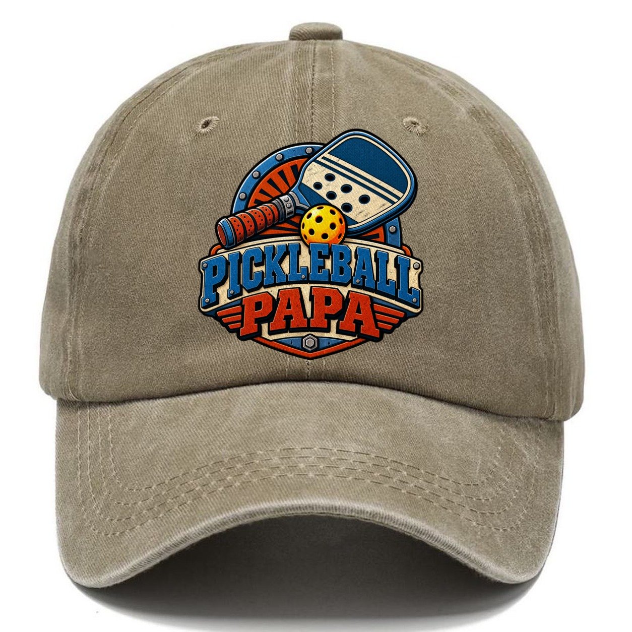 Pickleball Papa Pickleball Life Classic Cap – Warm Sand