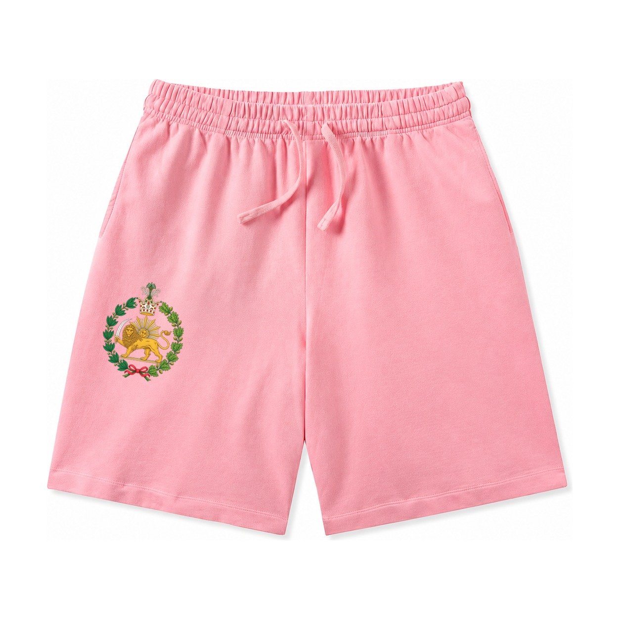 Iran Lion Washed Shorts – Pink