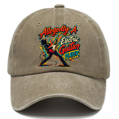 Allegedly A Electric Guitar Player Music Instruments Classic Cap – Warm Sand