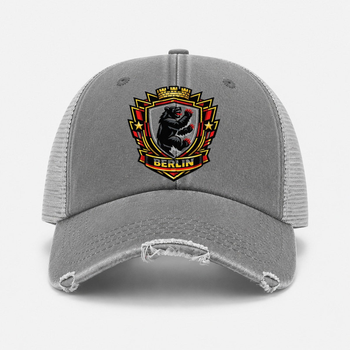 Grey — front view