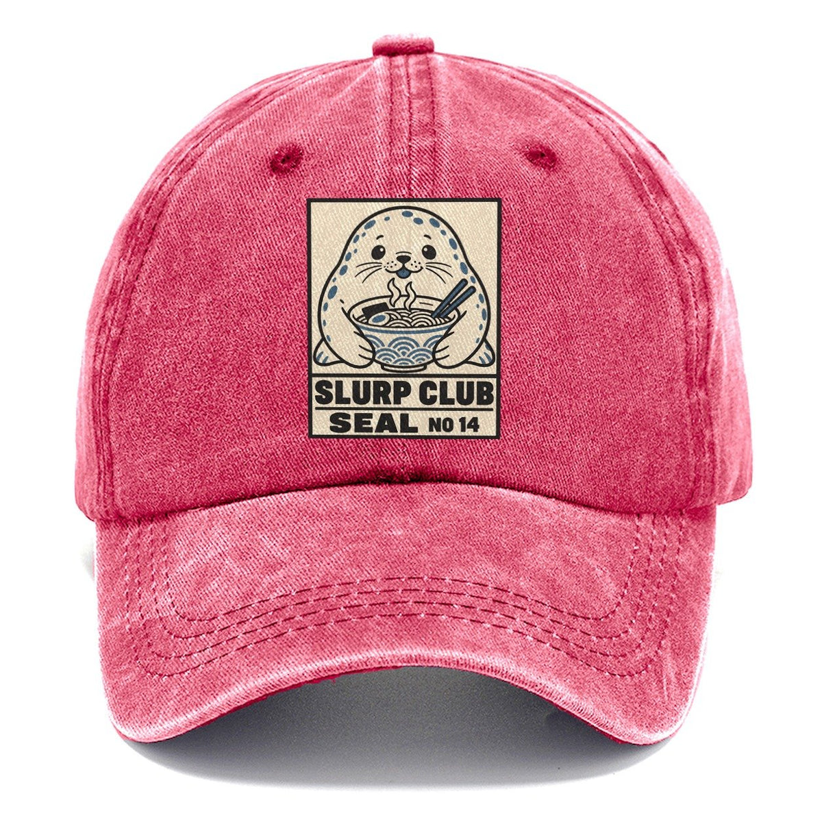 Seal Seafood Slurp Club Classic Cap – Pomegranate Blush