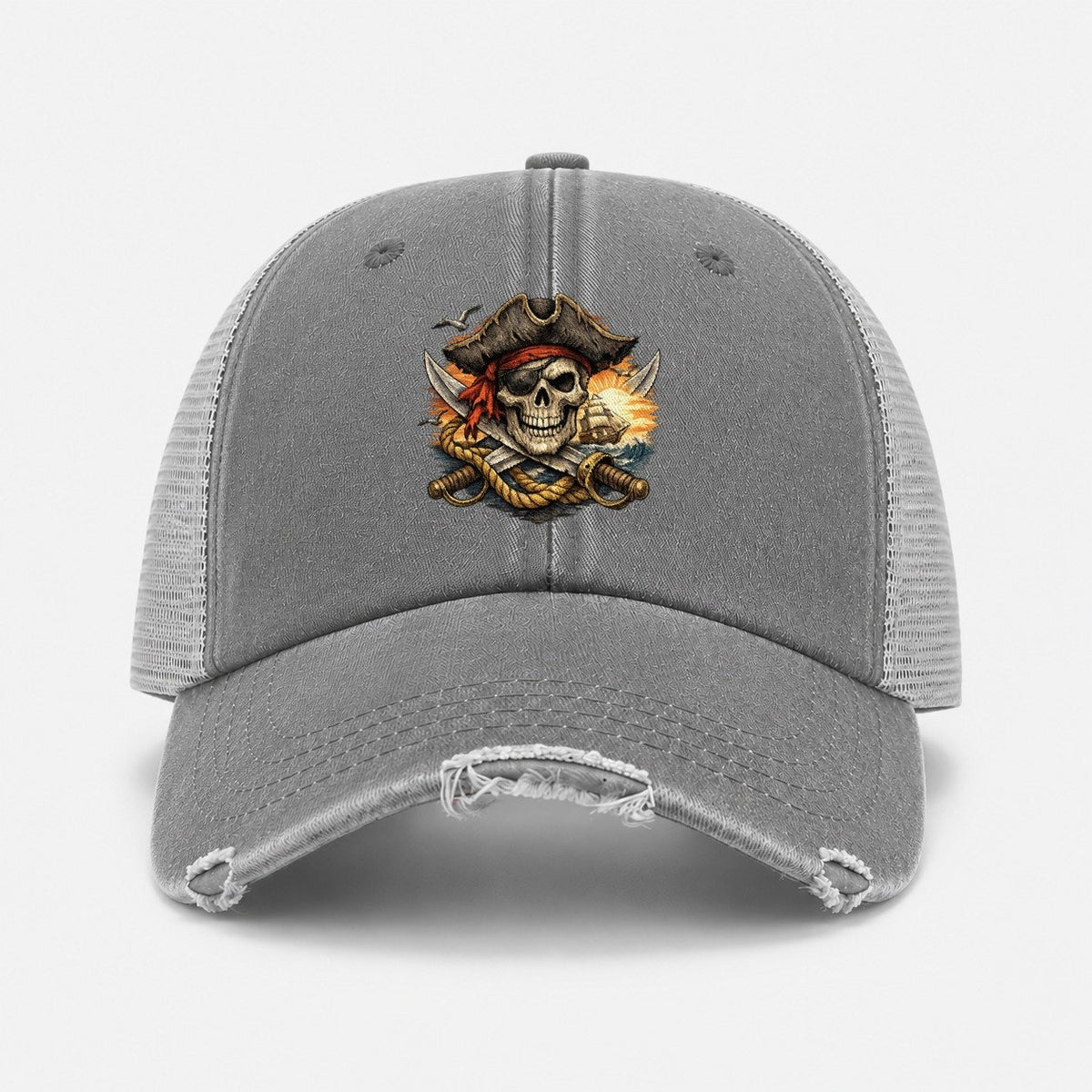Grey — front view