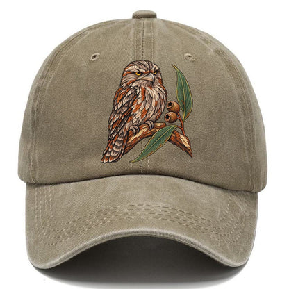 Tawny Frogmouth And Gum Nuts Australia Cultural Icons Classic Cap – Warm Sand