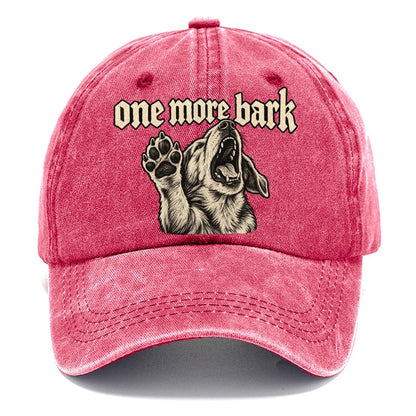 A Dog Head Mid Howl With One Front Paw Raised To The Viewer Bark For Me Classic Cap – Pomegranate Blush