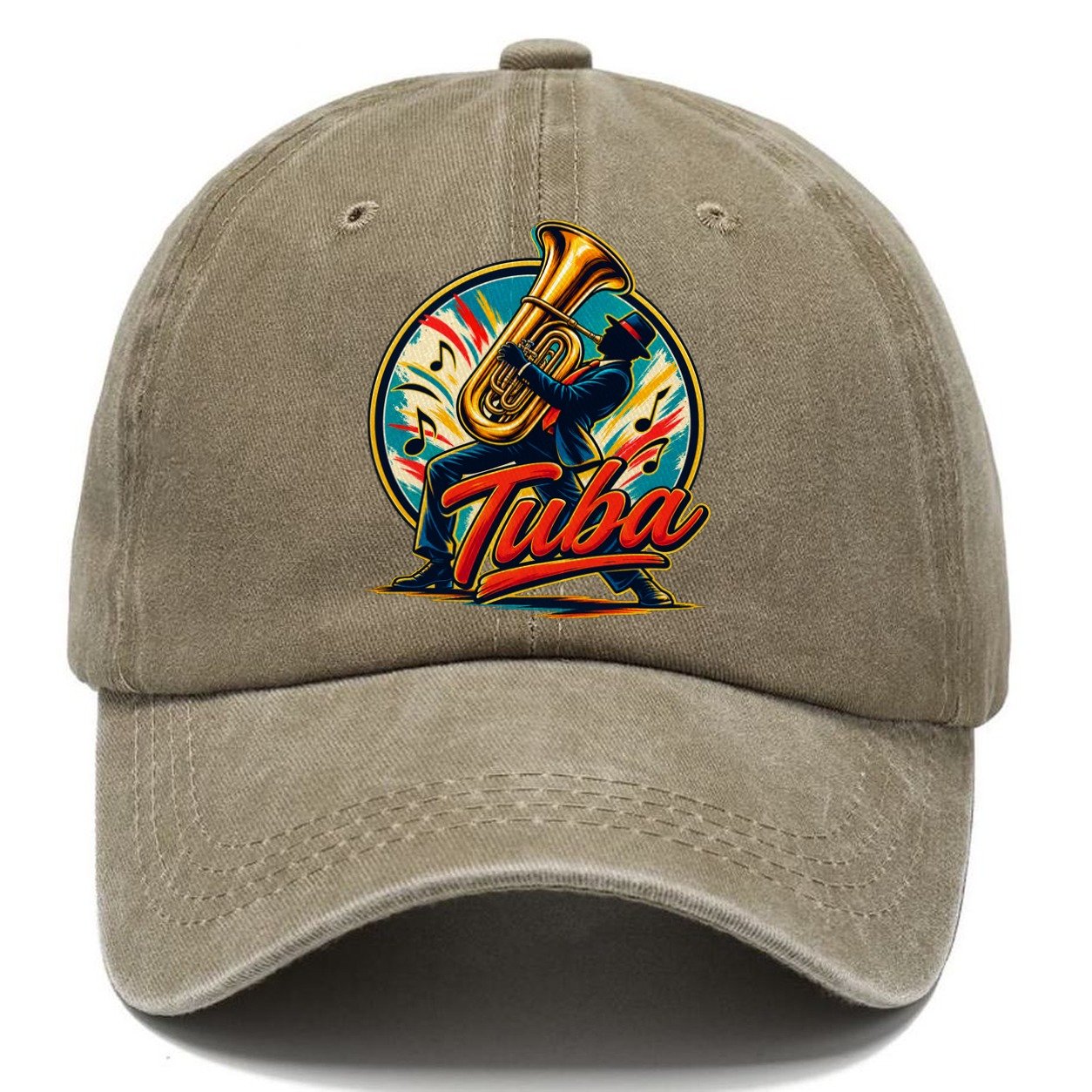 Tuba Crest Music Instruments Classic Cap – Warm Sand