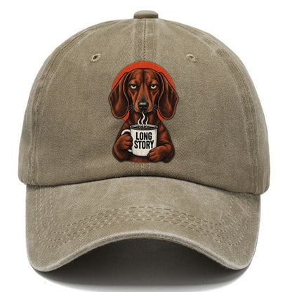 Dachshund Mug Truths Classic Cap – Warm Sand