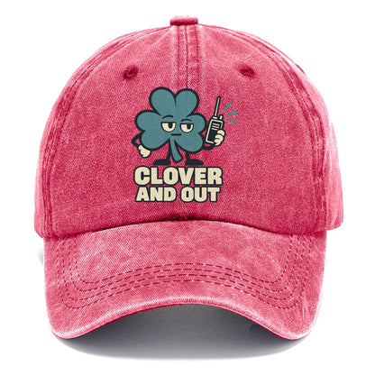 Clover And Out Familiar Punchlines Classic Cap – Pomegranate Blush