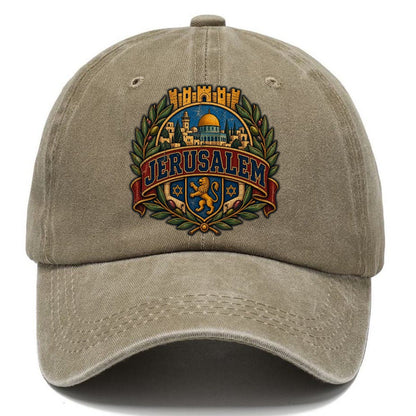 Collegiate Jerusalem Crest Jerusalem Classic Cap – Warm Sand