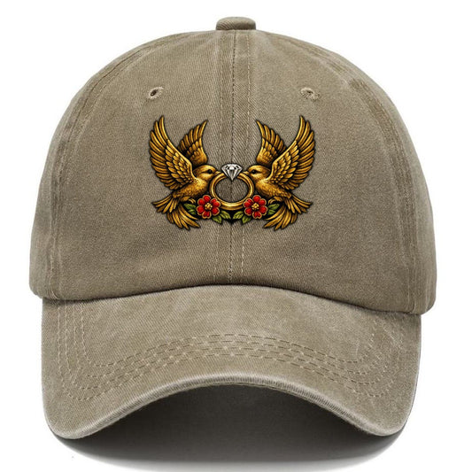 Claddagh Symbol Classic Cap – Warm Sand