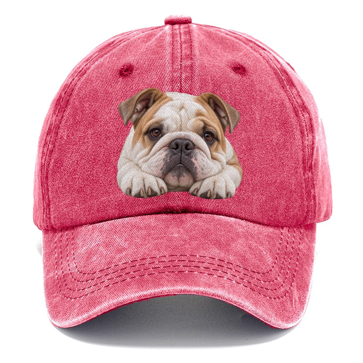Bulldog Paw Pillow Character Club Classic Cap – Pomegranate Blush