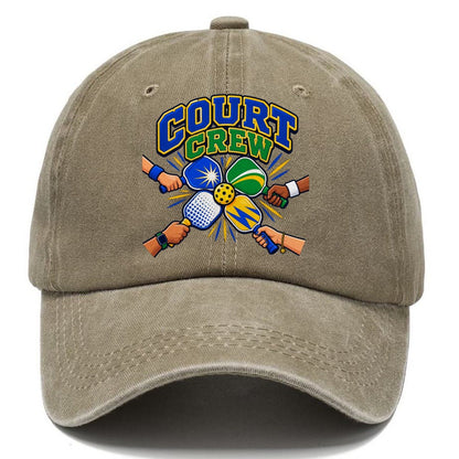 Court Crew Pickleball Life Classic Cap – Warm Sand