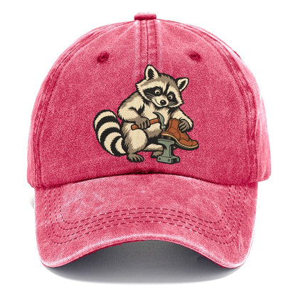 Raccoon Cobbler Sundown Familiars Classic Cap – Pomegranate Blush
