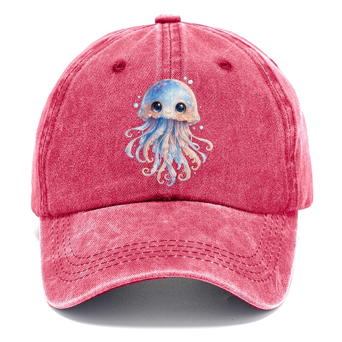 Cute Octopus Creature Classic Cap – Pomegranate Blush