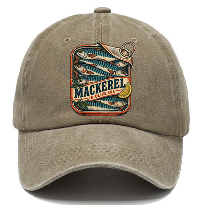 Mackerel Tin Stack Fishing Club Classic Cap – Warm Sand